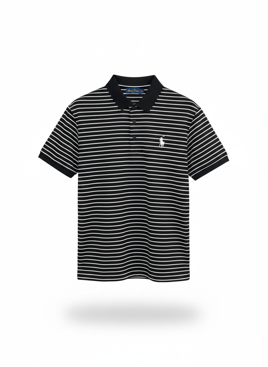 Polo Ralph Lauren Striped Mesh Polo