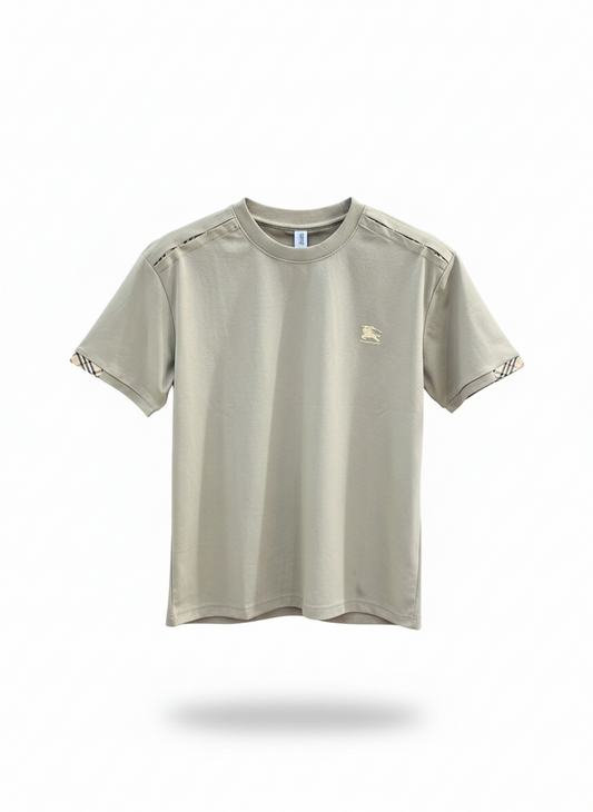 Burberry Gold Knight Beige Tee