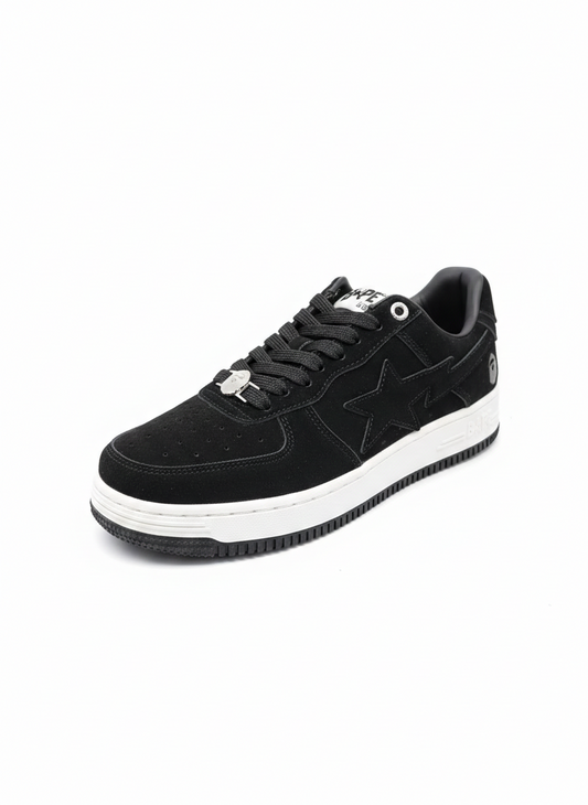 BAPE STA Low "Black Suede"