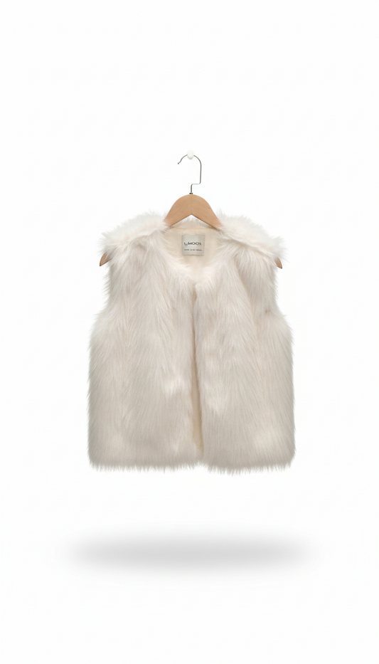 White Sleeveless Coat